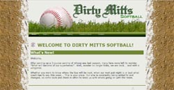 dirty mitts softball